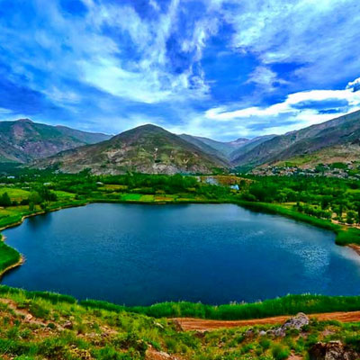 نگین آبی بکر ایران در منطقه کوهستانی الموت قزوین